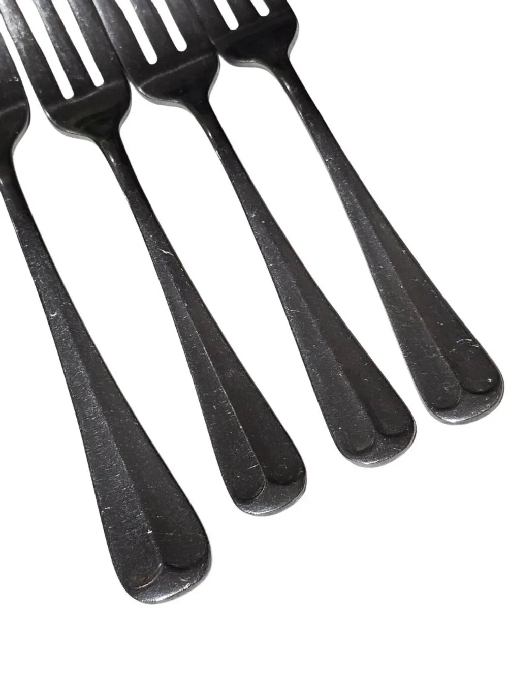 Rogers Jefferson Manor 3 Salad & 1 Dinner Fork stainless Roberts vintage flatwar